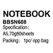 writing and composition notebook